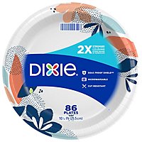 Dixie Everyday Paper Plates Printed 10 1/16 Inch - 86 Count - Image 2