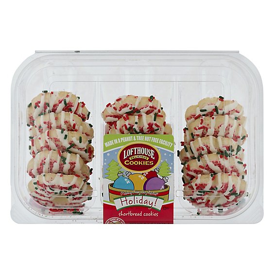 Bakery Cookies Shortbread Clamshell Holiday - Each