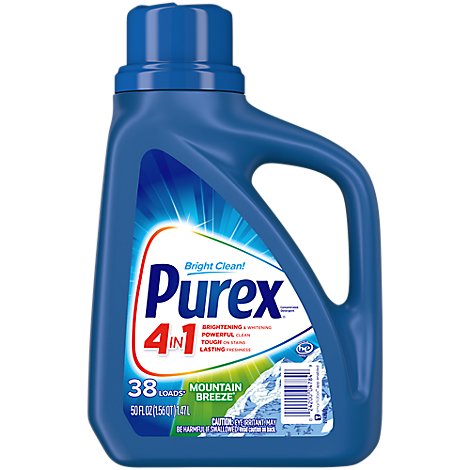 Purex Laundry Detergent Liquid Mountain Breeze - 50 Fl. Oz.