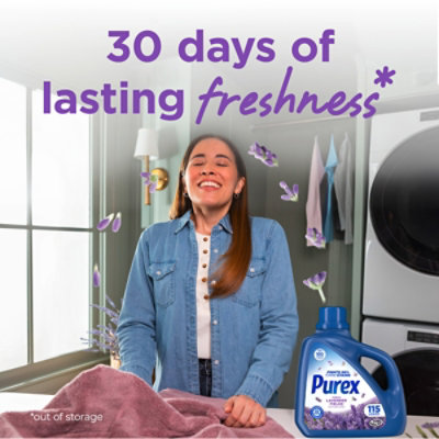 Purex Laundry Detergent Liquid with Crystals Fresh Lavender Blossom - 150 Fl. Oz. - Image 3