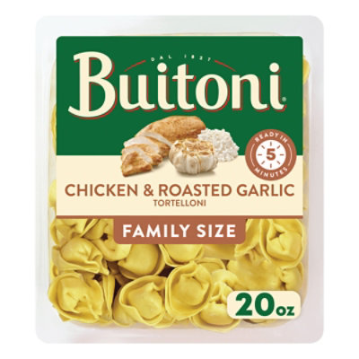 Buitoni Chicken And Roasted Garlic Tortelloni Refrigerated Pasta Family Size - 20 Oz