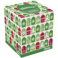 Kleenex Facial Tissue 2 Ply White Holiday Box - 55 Count