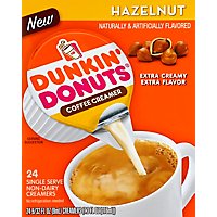 Dunkin Donuts Coffee Creamer Non-Dairy Hazelnut - 24-0.28 Fl. Oz. - Image 2