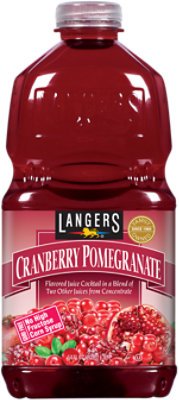 Langers Juice Cocktail Gold Medal Pomegranate Cranberry - 64 Fl. Oz. - Image 2