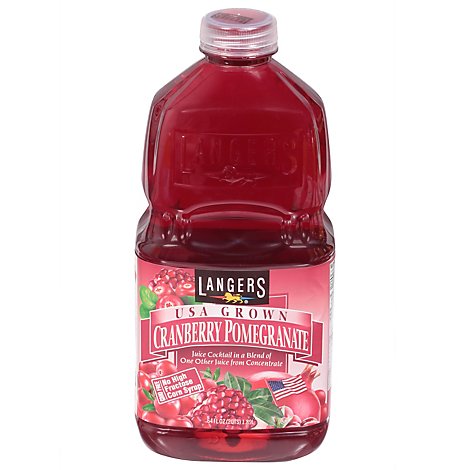 Langers Juice Cocktail Gold Medal Pomegranate Cranberry - 64 Fl. Oz.