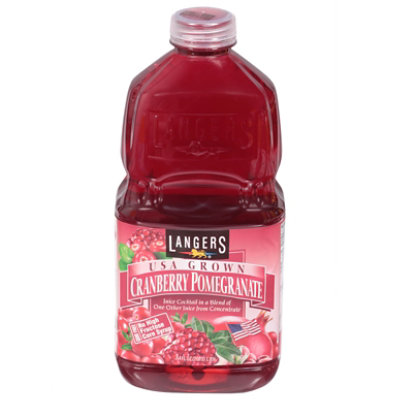Langers Juice Cocktail Gold Medal Pomegranate Cranberry - 64 Fl. Oz.