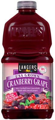 Langers Juice Cranberry Grape Cocktail - 64 Fl. Oz.