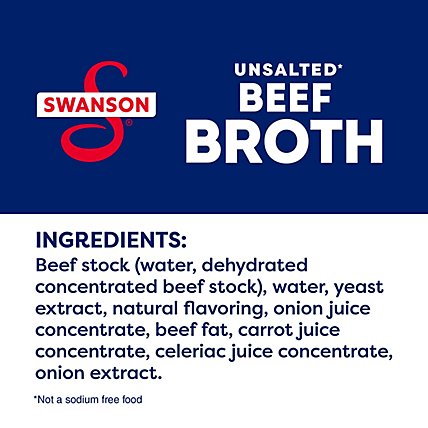 Swanson Broth Beef Unsalted - 32 Oz - Image 6