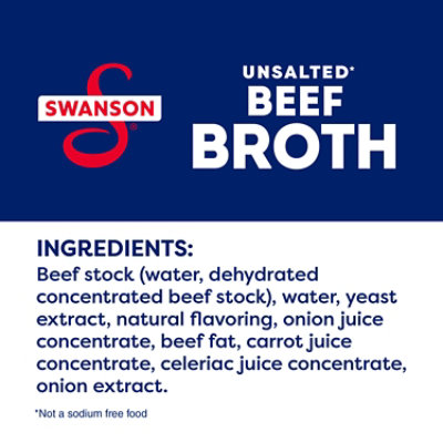 Swanson Unsalted Beef Broth - 32 Oz - Image 5