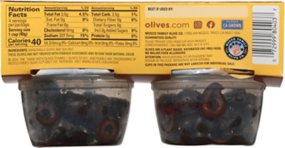 Musco Family Olive Co. Pearls Olives To Go! Sliced California Ripe - 4-1.4 Oz - Image 5