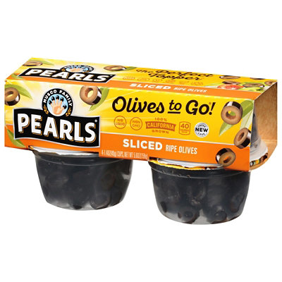 Musco Family Olive Co. Pearls Olives To Go! Sliced California Ripe - 4-1.4 Oz - Image 3