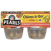 Musco Family Olive Co. Pearls Olives To Go! Pimiento Stuffed Spanish Green - 4-1.4 Oz - Image 3