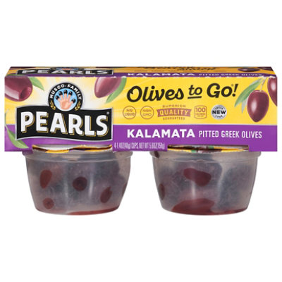 Musco Family Olive Co. Pearls Olives To Go! Pitted Greek Kalamata - 4-1.4 Oz - Image 3