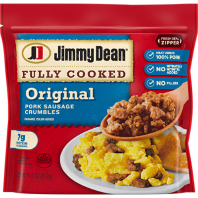 Jimmy Dean Fully Cooked Original Sausage Crumbles - 9.6 Oz - Image 3