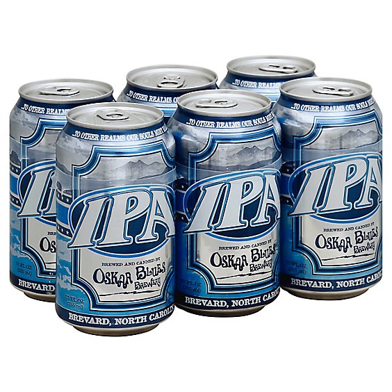 Oskar Blues Brewery Ipa In Cans - 6-12 Fl. Oz.