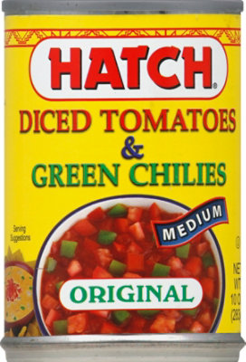 HATCH Diced Tomatoes & Green Chilies Original Medium Can - 10 Oz - Image 2
