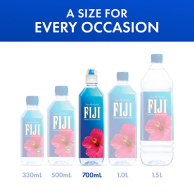 FIJI Natural Artesian Bottled Water Sports Cap - 23.7 Fl. Oz. - Image 2