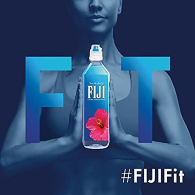 FIJI Natural Artesian Bottled Water Sports Cap - 23.7 Fl. Oz. - Image 6