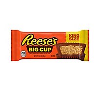 Reeses Peanut Butter Cups Milk Chocolate Big Cup King Size - 2.8 Oz