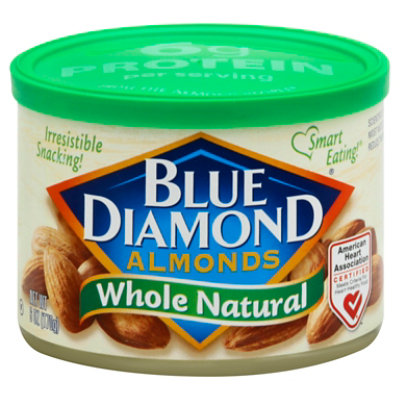 Blue Diamond Almonds Whole Natural - 6 Oz