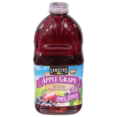 Langers Juice Gold Medal Pure Apple Grape - 64 Fl. Oz. - Image 1