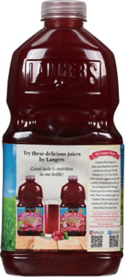 Langers Juice No Sugar Added Cranberry Plus - 64 Fl. Oz. - Image 2