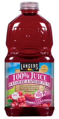 Langers Juice Cranberry Raspberry Plus - 64 Fl. Oz. - Image 1