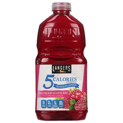 Langers Lite Cranberry Raspberry - 64 Fl. Oz. - Image 2