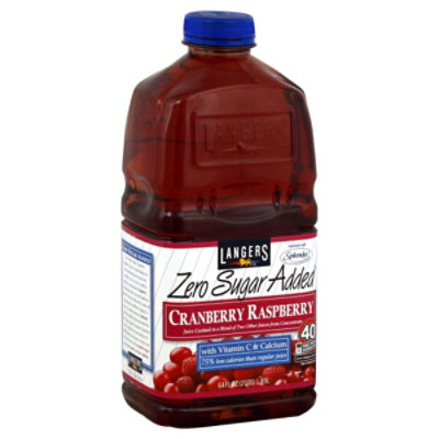 Langers Lite Cranberry Raspberry - 64 Fl. Oz.