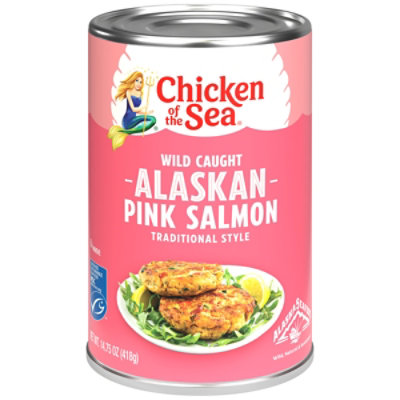 Chicken of the Sea Salmon Pink Traditional Style - 14.75 Oz