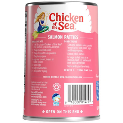 Chicken of the Sea Salmon Pink Traditional Style - 14.75 Oz - Image 8