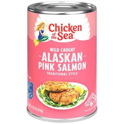 Chicken of the Sea Salmon Pink Traditional Style - 14.75 Oz - Image 1