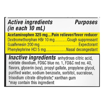 Mucinex Childrens Cold Cough and Fever Medicine Multi Symptom Liquid Very Berry - 4 Fl. Oz. - Image 4