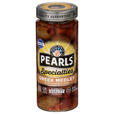 Musco Family Olive Co. Pearls Specialties Olives Greek Pitted Medley - 6.3 Oz - Image 1
