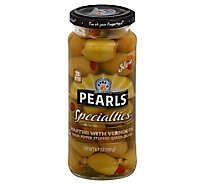 Musco Family Olive Co. Pearls Specialties Olives Queen Martini Vermouth Pepper Stuffed - 6.7 Oz