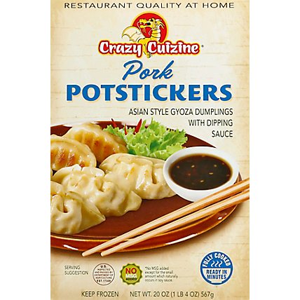 Crazy Cuizine Potstickers Pork - 20 Oz - Image 2