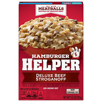 Betty Crocker Hamburger Helper Beef Stroganoff Deluxe Box - 5.5 Oz - Image 3