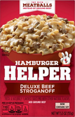 Betty Crocker Hamburger Helper Beef Stroganoff Deluxe Box - 5.5 Oz - Image 2