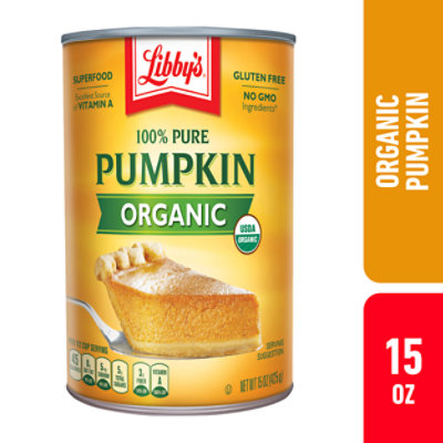 Libby's 100% Pure Organic Gluten Free Pumpkin - 15 Oz - Image 1