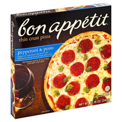 Bon Appetit Pizza Pepper Pesto Frozen 12.16 Oz Randalls