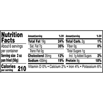 Jimmy Dean All Natural Pork Sausage Roll - 16 oz - Image 3