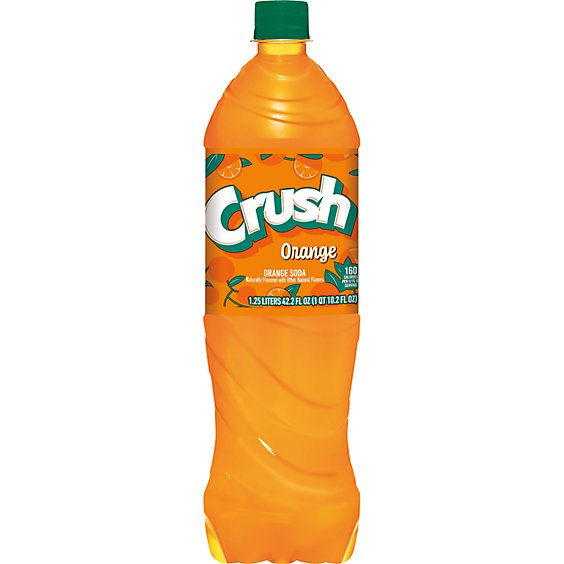 Crush Orange Soda In Bottle - 1.25 Liter
