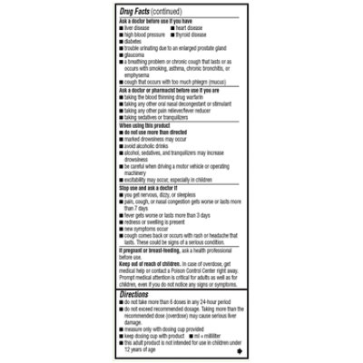 Robitussin Max Strength Severe Multi-Symptom Cough Cold + Flu CF Max Raspberry Mint - 4 Fl. Oz. - Image 6