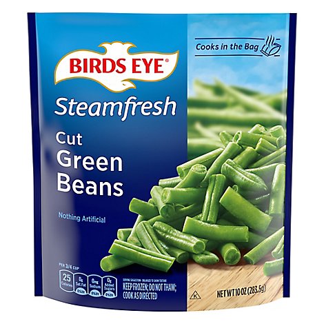 Birds Eye Steamfresh Cut Green Beans Frozen Vegetable - 10 Oz