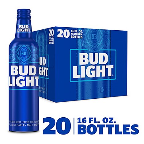 Bud Light Aluminum In Bottles - 20-16 Fl. Oz.