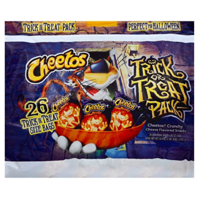 CHEETOS Snacks Cheese Flavored Crunchy Trick or Treat Pack - 26-0.65 Oz - Image 1