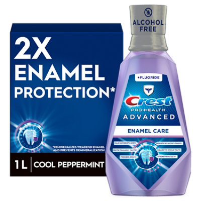 Crest Pro-Health Advanced Alcohol Free Mouthwash Enamel Care - 33.8 Fl. Oz. - Image 1