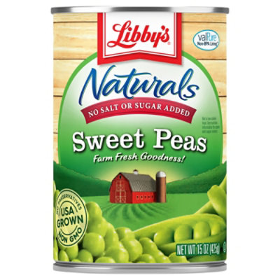 Libbys Naturals Peas Sweet - 15 Oz - Image 3