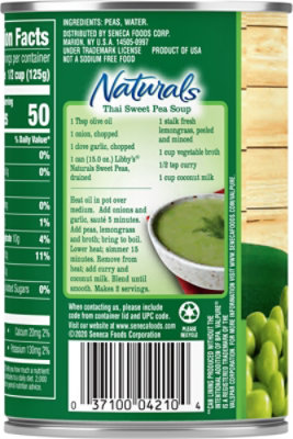 Libbys Naturals Peas Sweet - 15 Oz - Image 6