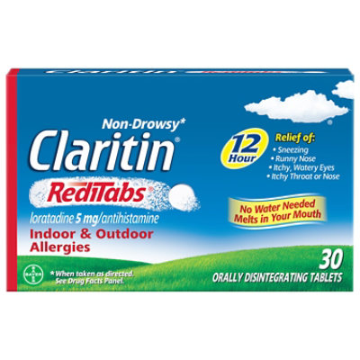 Claritin Reditabs 12 Hrs 5 Mg - 30 Count